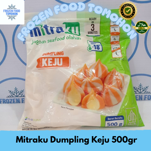 Mitraku Dumpling Keju 500gr - Frozen Food Tomohon