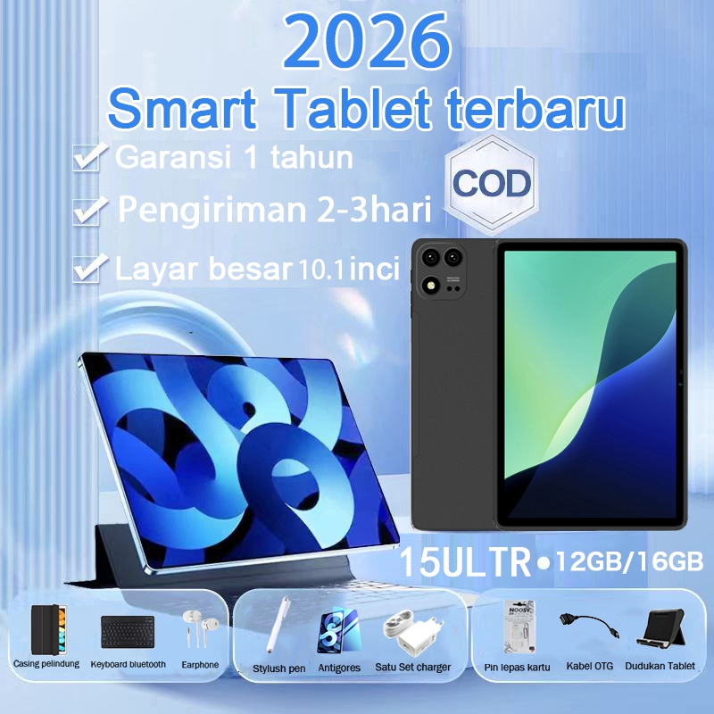 Tablet 15ULTRA (16GB+1024GB)10.1inch"lPS Screen Tablet Android 12 10000 mAh Dual Sim CardadvanTablet