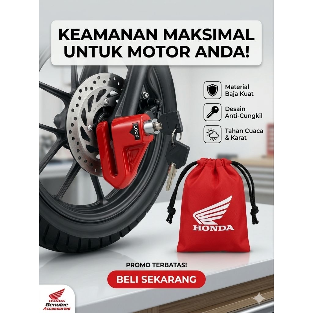 Gembok Cakram Honda