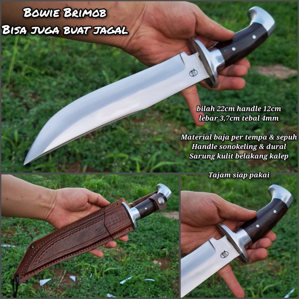 Pisau outdoor Bowie