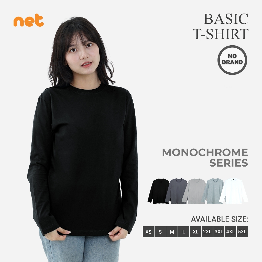 KAOS POLOS WANITA SOFT COTTON COMBED 30S KAOS LENGAN PANJANG ONECK REGULER FIT BASIC LONG SLEEVE UNI
