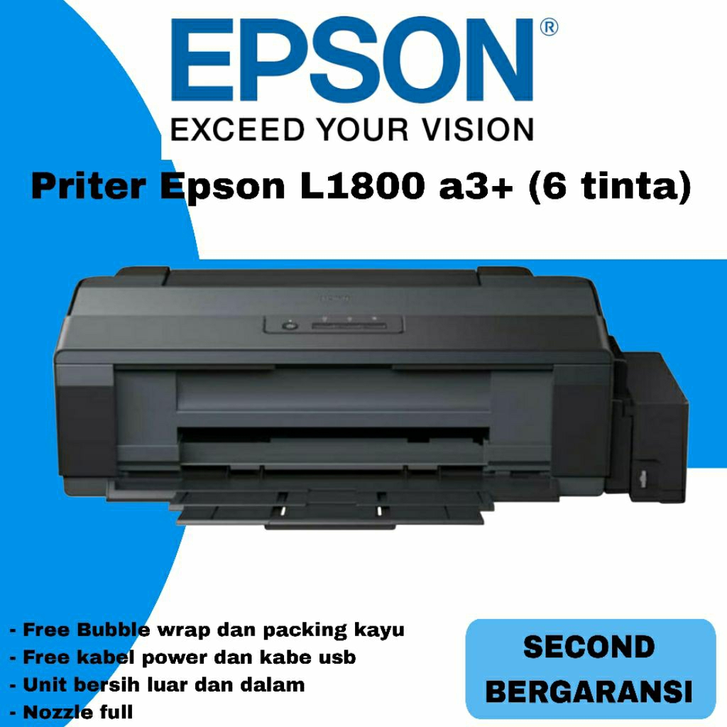 PRINTER EPSON L1800 A3+ (6 TINTA) SECOND