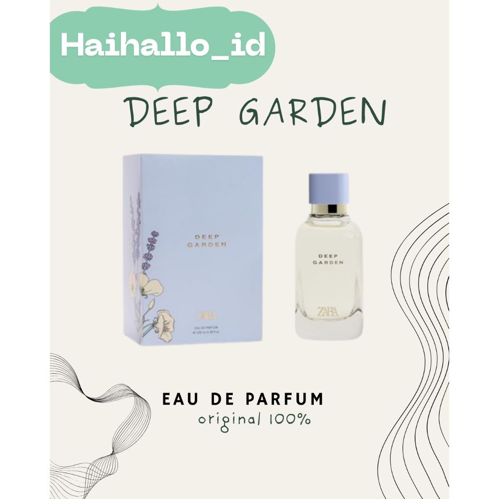 HAIHALLO - PARFUM ZARA DEEP GARDEN EDP ORIGINAL