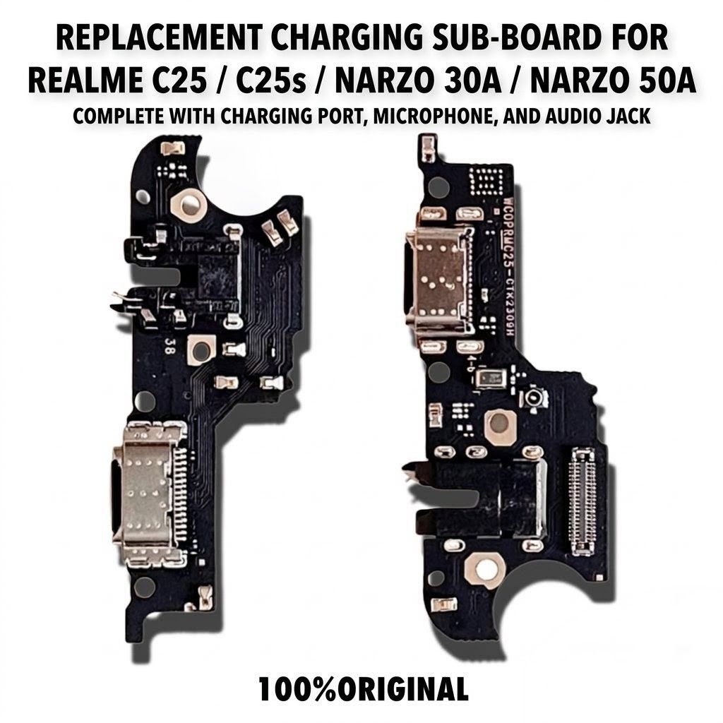 Papan Cass full IC Hp Realme C25 / C25s / Narzo 30A / Narzo 50A Original