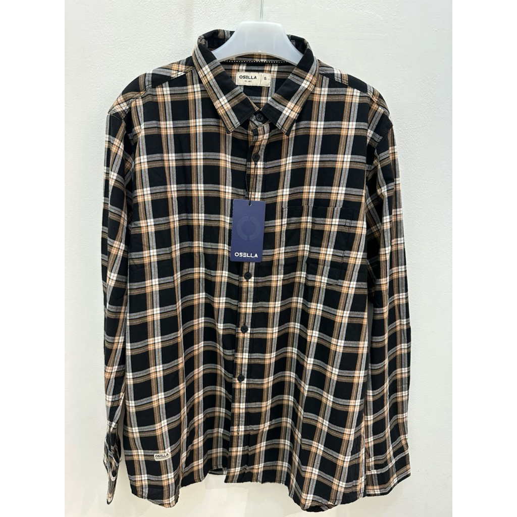 KEMEJA PRIA OSELLA SIZE ORIGINAL 100%
