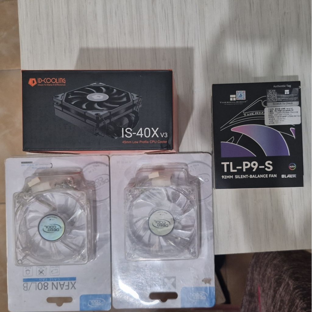Fan Cpu ID-Cooling IS-40X V3 Bonus Fan Thermalright Argb Fan Case Deepcool