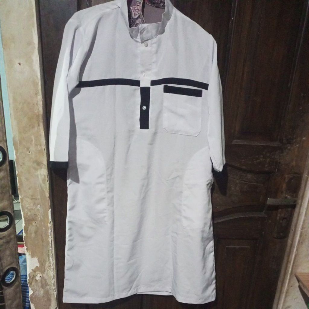 gamis koko putih anak laki laki