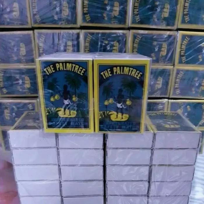 Korek Api Kayu Palm Tree - Desain Klasik, Mudah Dinyalakan, 10pcs/Pack