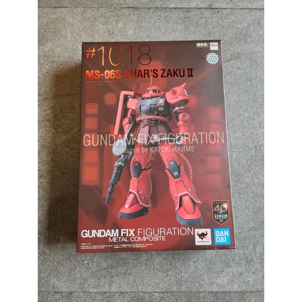 MS-06S Char's Zaku II 1018 Metal Composite Gundam Bandai