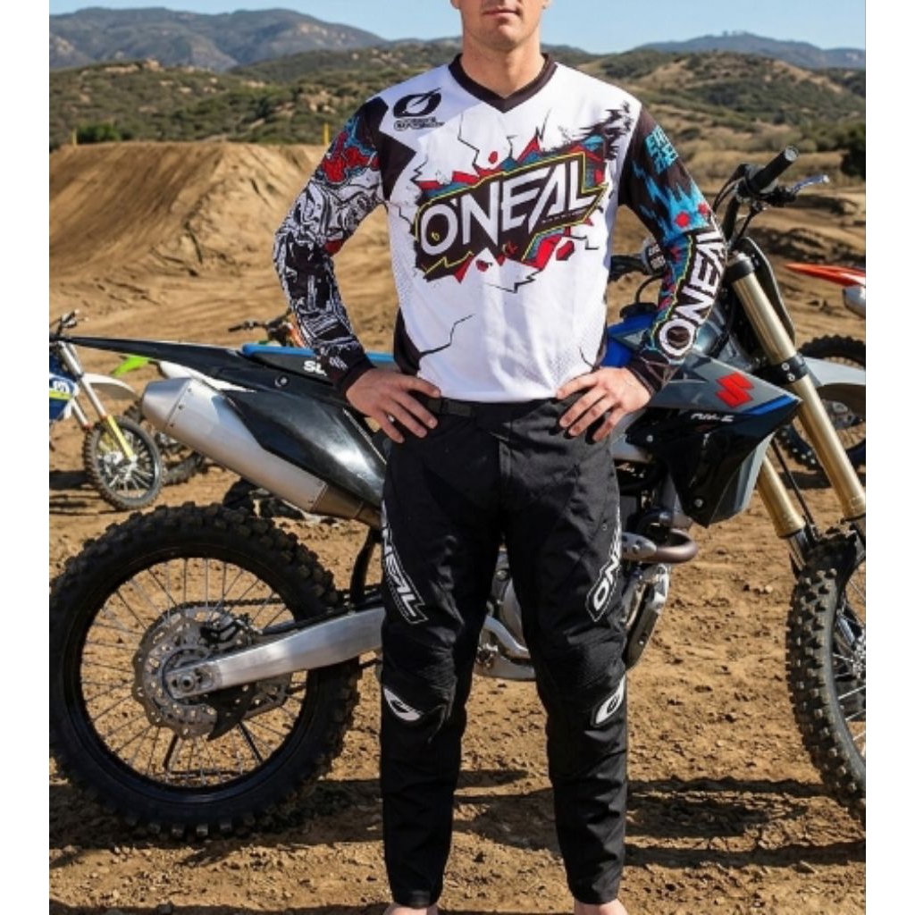 jersey set celana motocross , jersey celana cross  , celana cross plus jersey AS08