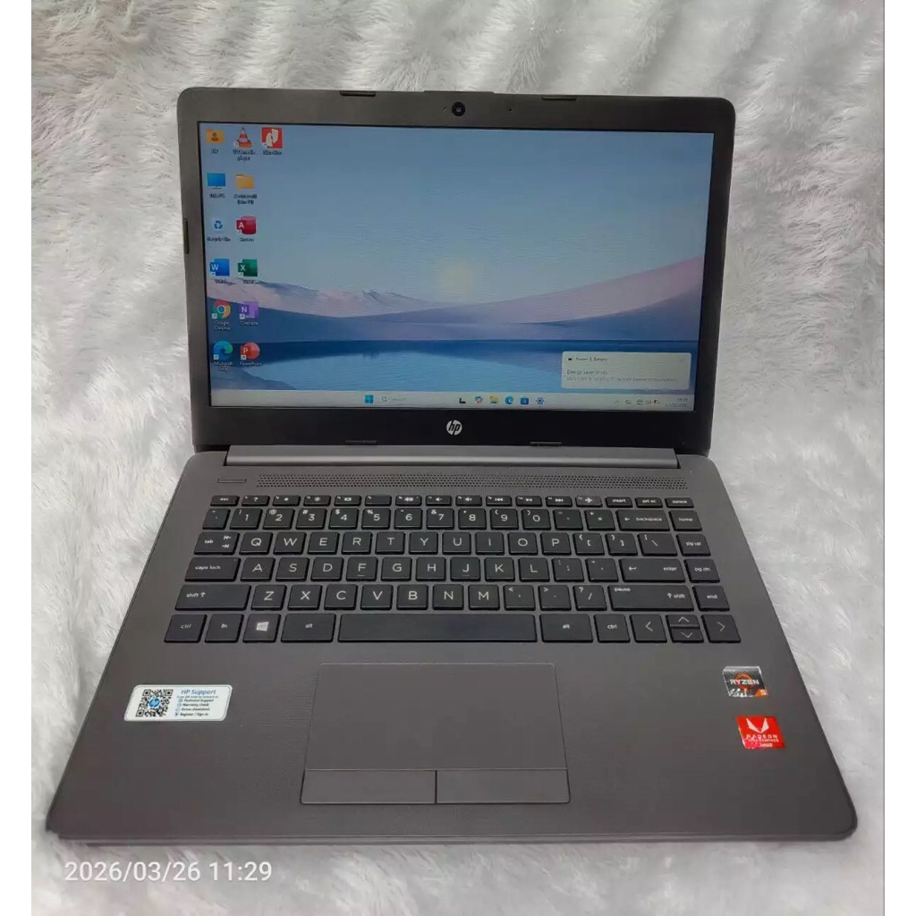 Laptop HP 245-G7 AMD Ryzen 5-2500U RAM 8GB SSD 256GB Windows 11 Second Premium pilihan terbaik