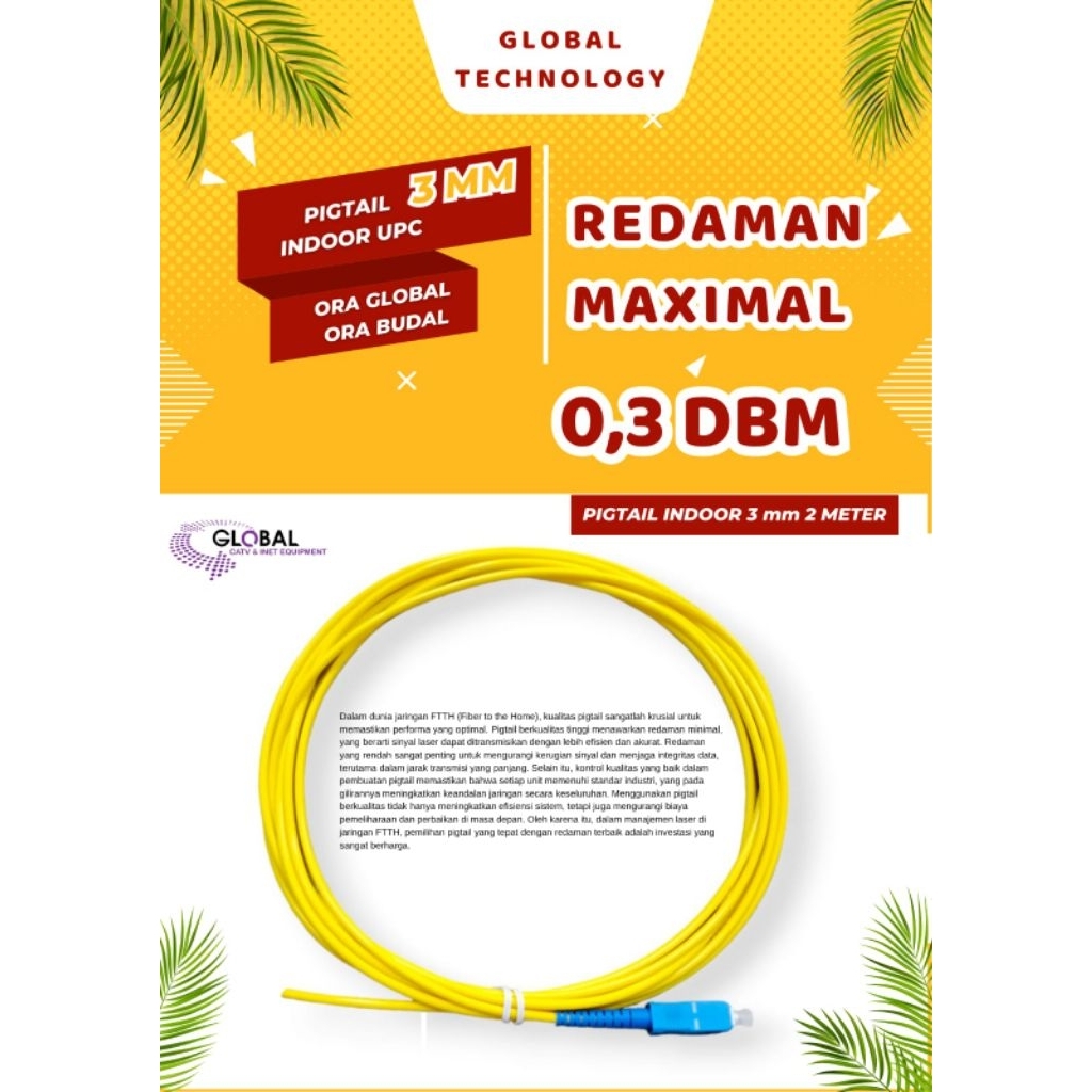 PIGTAIL 3 MM  SC-UPC