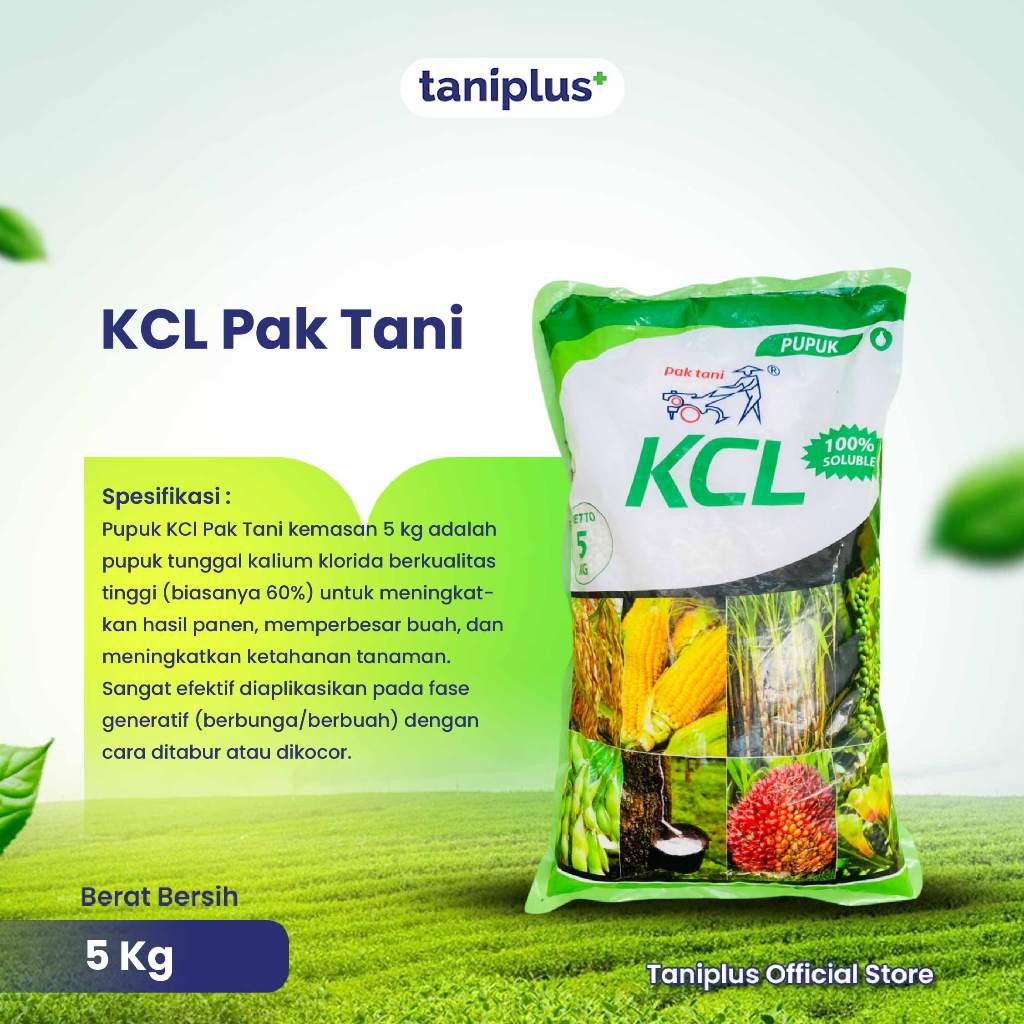 KCL Pak Tani 5 Kg - Pupuk Anorganik