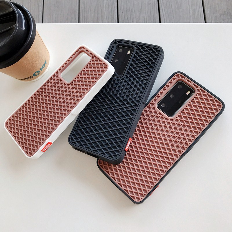 Vans waffle lembut Case Samsung A12 M12 F125 F127 A51 A52 A52S A72 S22 PLUS A50 A50S A30S untuk Sams