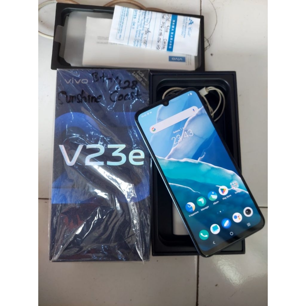 vivo V23e Ram 8GB Internal 128GB HP Second Seken Bekas Fullset [murah] hp murah