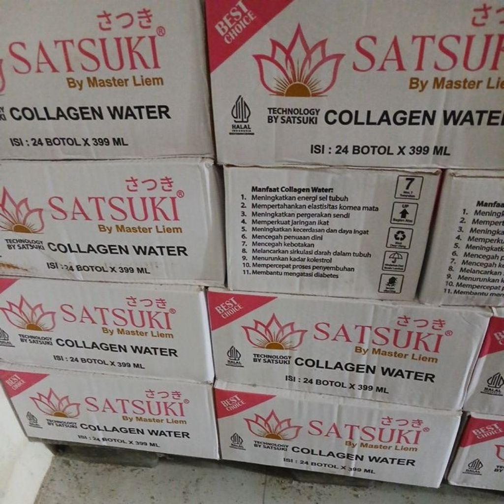 Satsuki Collagen Water 1 kardus