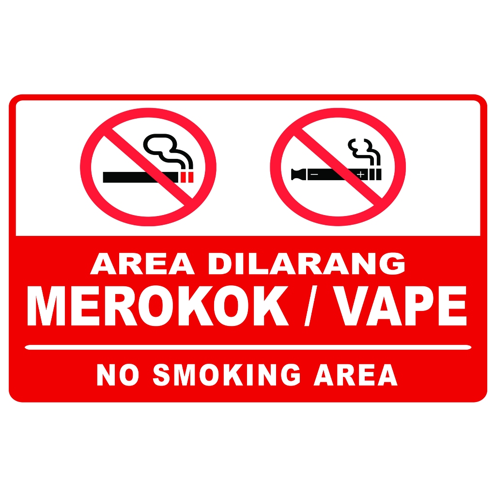 AREA DILARANG MEROKOK/PAPE