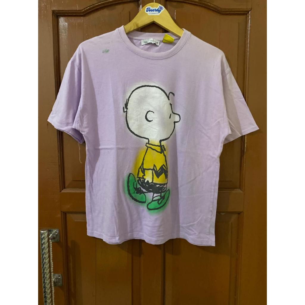Kaos Zara Peanuts