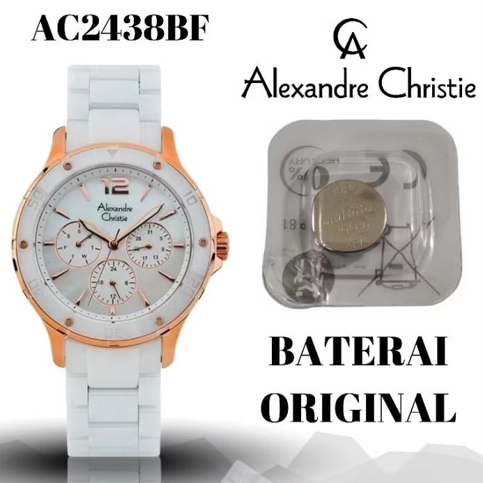 Baterai jam ALEXANDRE christie original AC2438BF