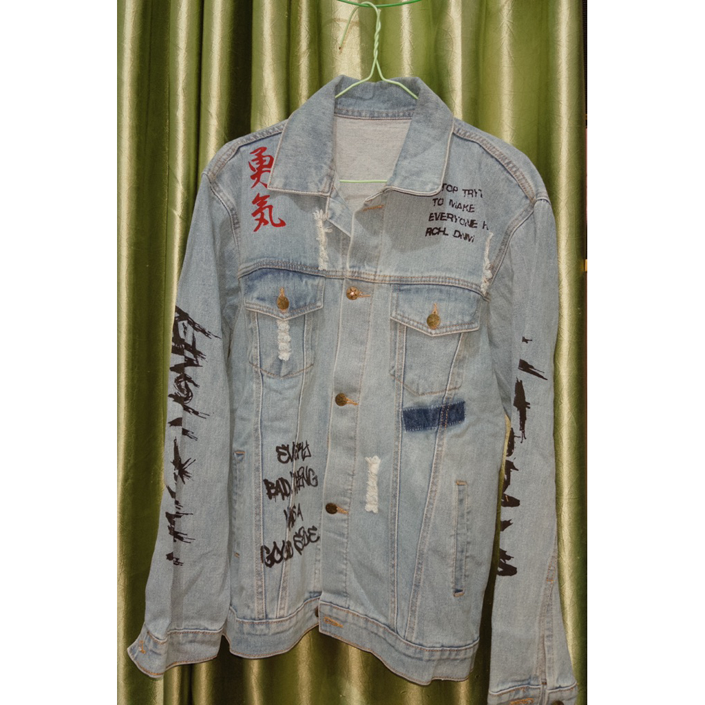 PL Jaket Jeans Denim Cowok