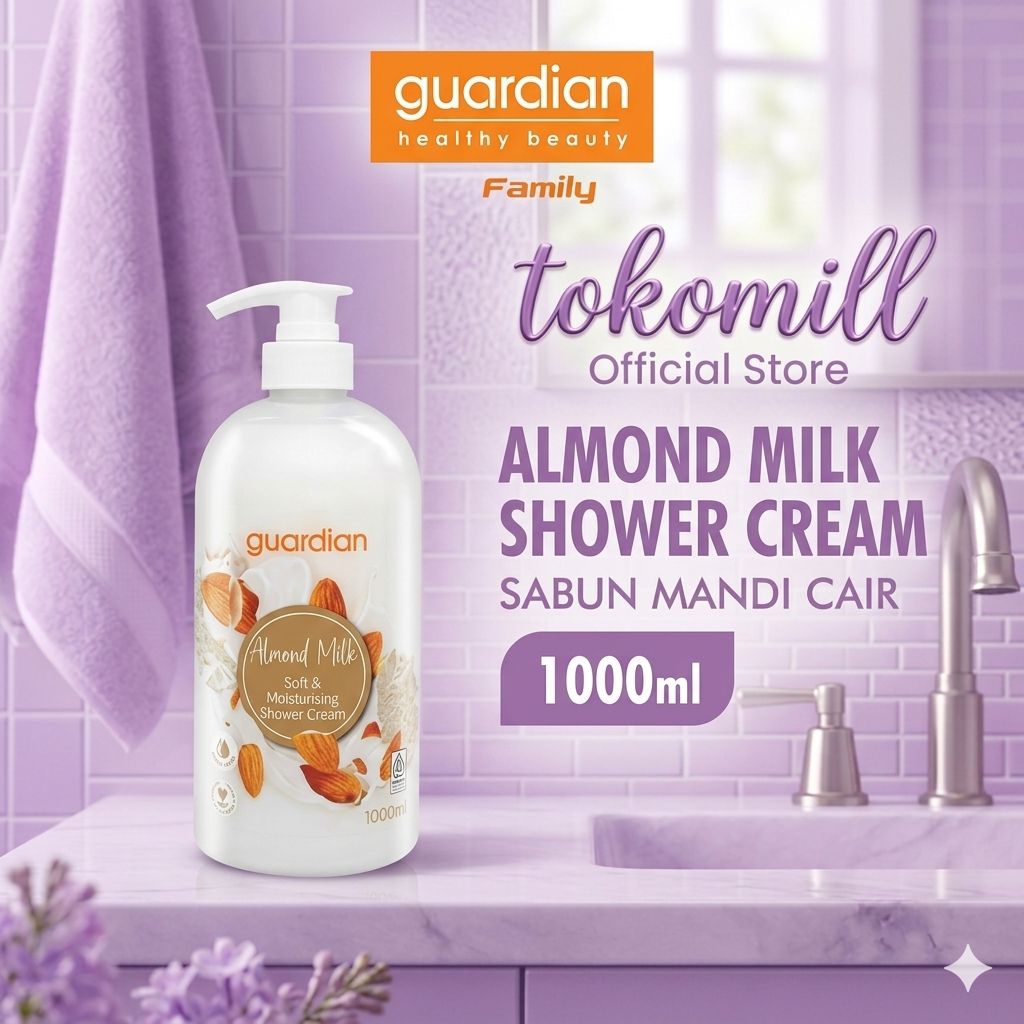 Shower Cream Guardian 1L - Almond Milk