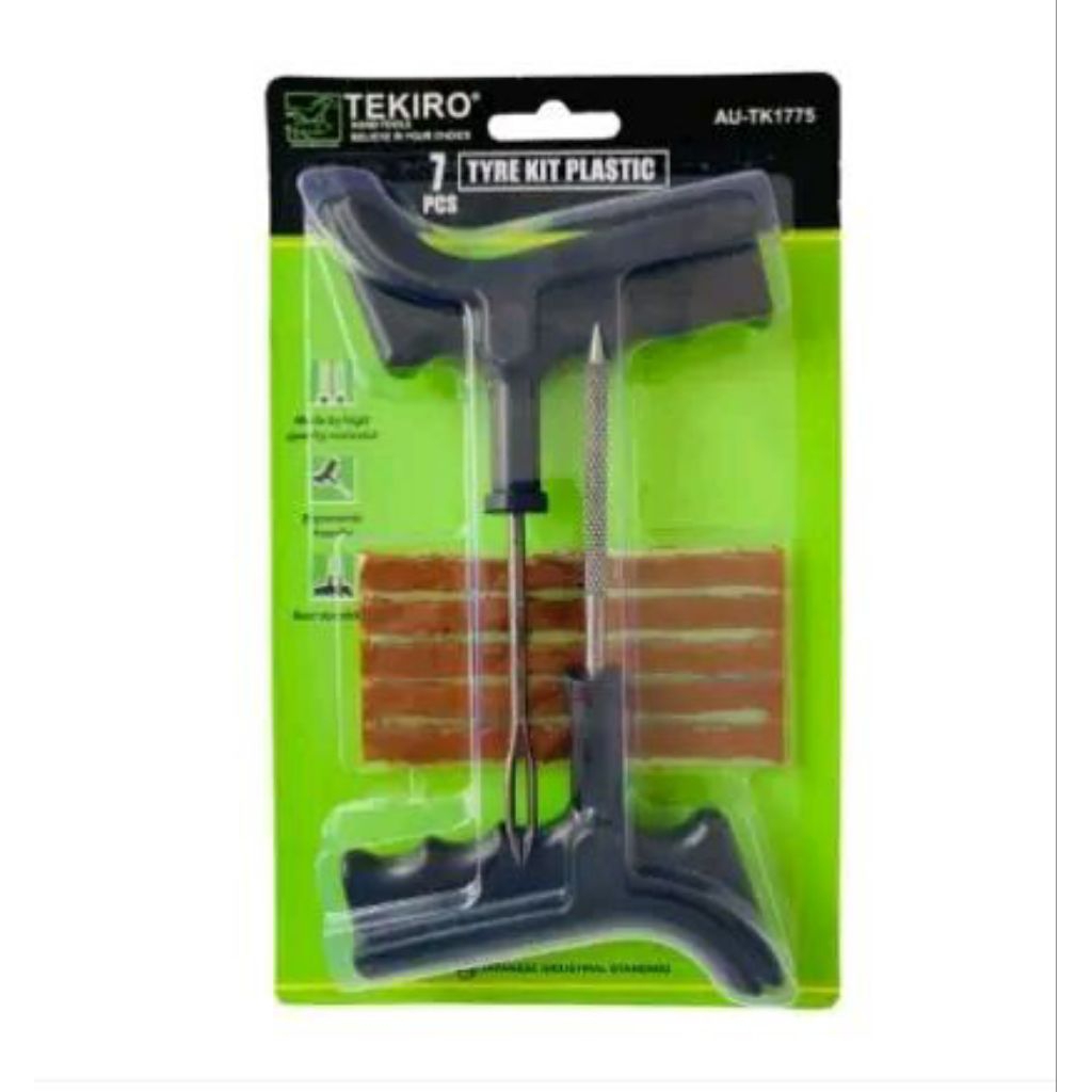 TEKIRO AU-TK1775 ALAT TAMBAL BAN TUBLES BAN SET GAGANG PLASTIK - ORIGINAL
