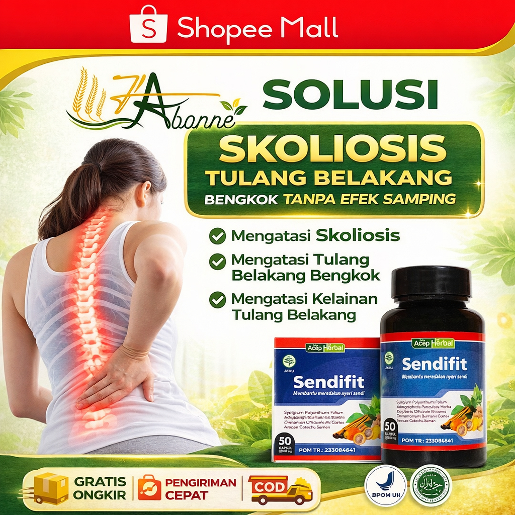 Obat Skoliosis, Obat Tulang Belakang Bengkok, Tulang Melengkung dan Sakit, Gangguan Tulang Belakang,