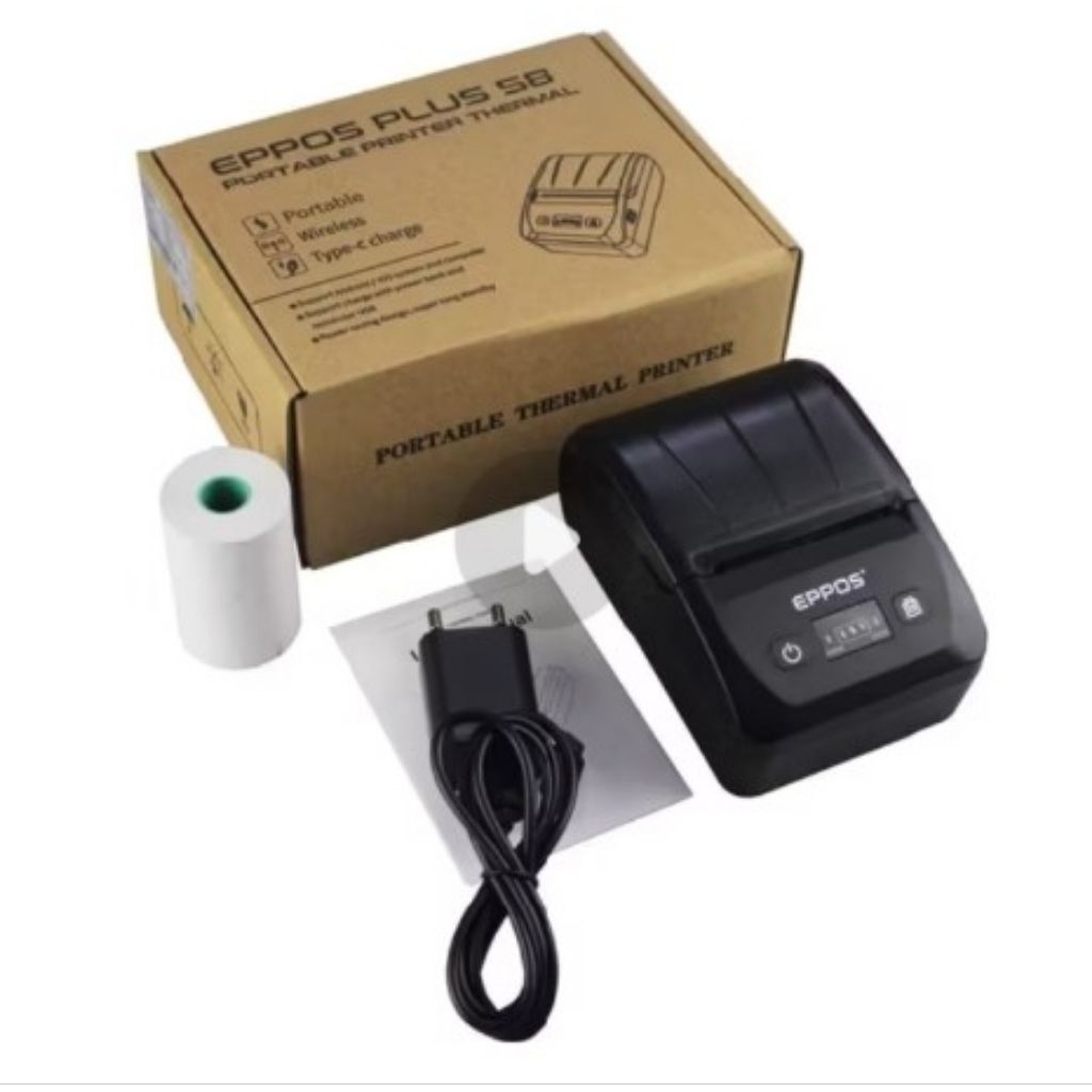 Printer Bluetooth eppos portable printer brilink, pertamina atau pom bensin cafe loundry  cerak stru