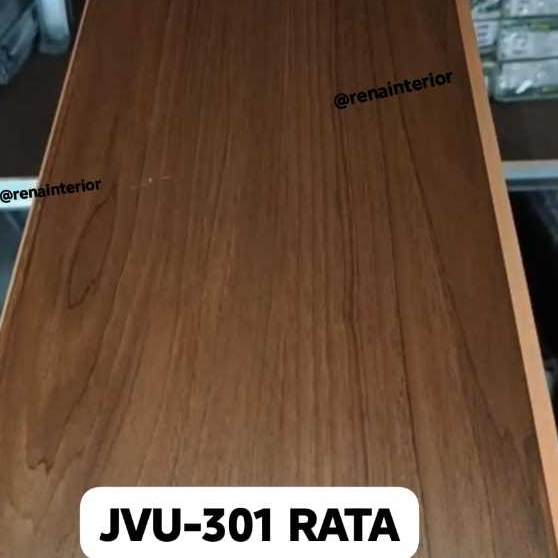 Pafon PVC JAVAFON ULTRA series. Harga 1 lbr panjang 4 mtr (super matte, serat kayu timbul)