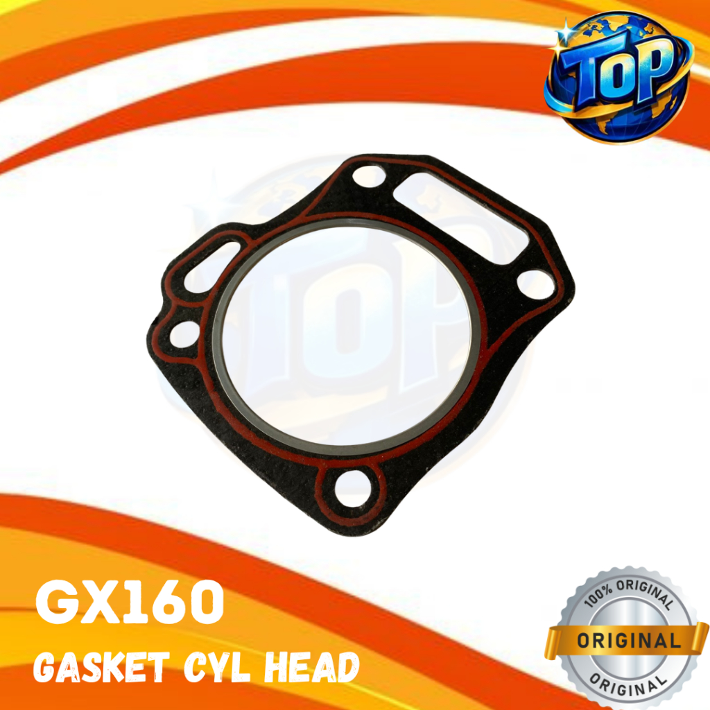Gasket Head GX160 / Gasket Cylinder Head GX160 / Packing Kop Deksel Mesin Penggerak GX160 GX200