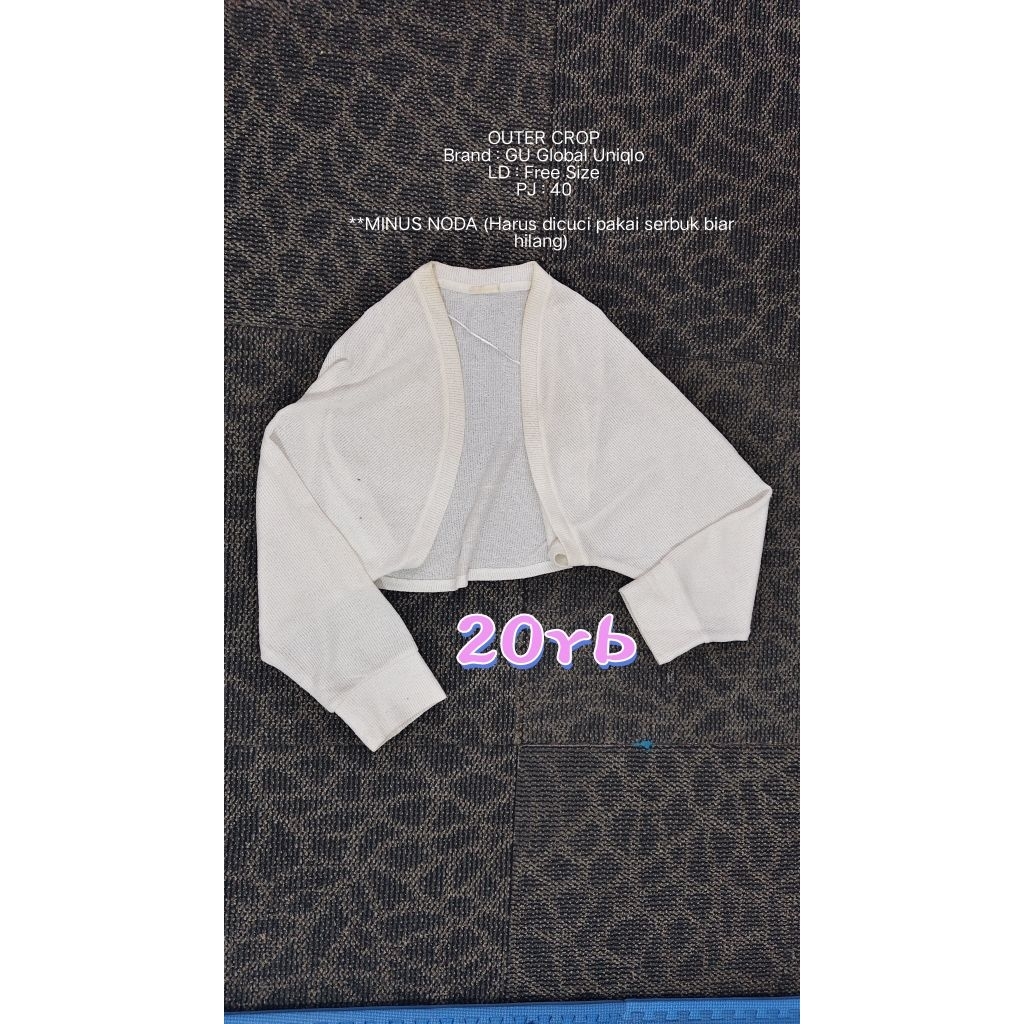 Outer crop putih freesize