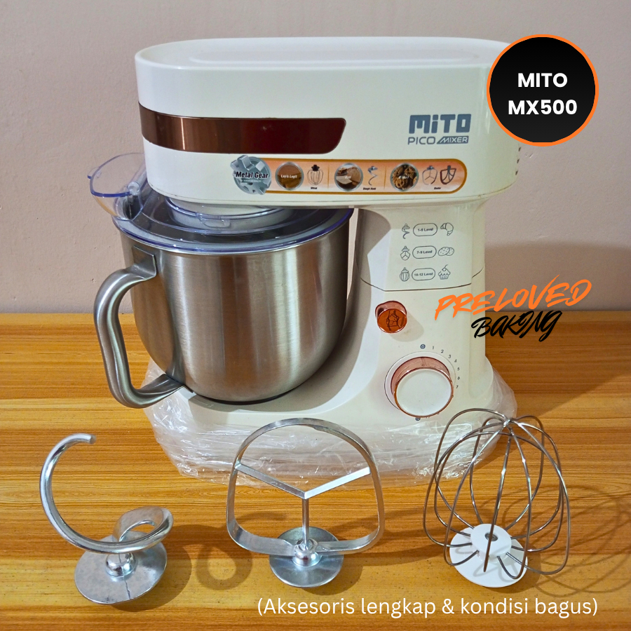 Murah Mito Stand Mixer MX500 Preloved, barang bekas kondisi bagus