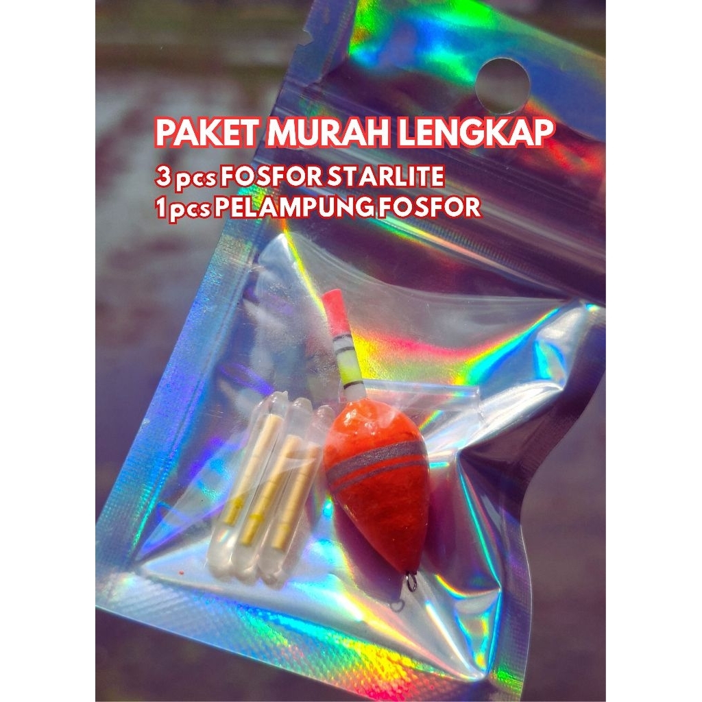PAKET FOSFOR PANCING  PLUS PELAMPUNG MURAH LENGKAP ALAT MANCING