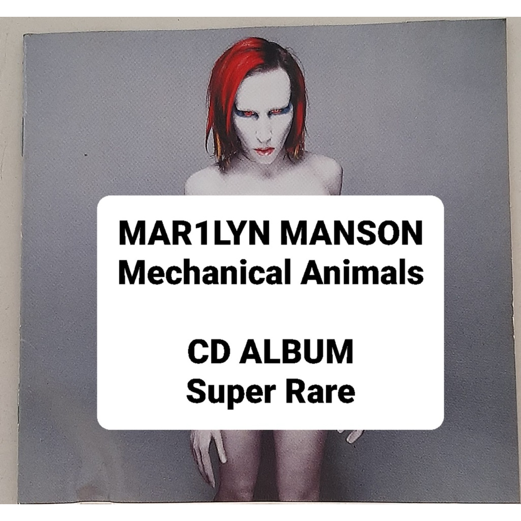 CD ALBUM MAR1LN MANSON MECHANICAL ANIMALS (bekas, langka)