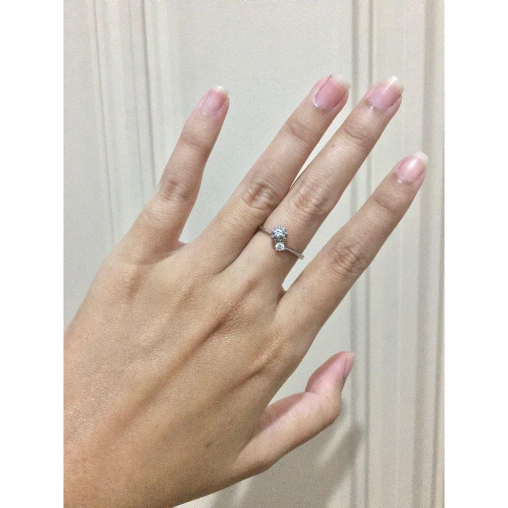 Preloved cincin sering silver 925 size 10