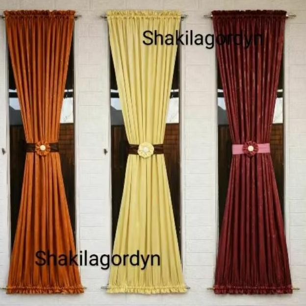 Gorden Kupu Kupu Ikat Polos Tebal Premium | Ikat Polos Berbagai Ukuran