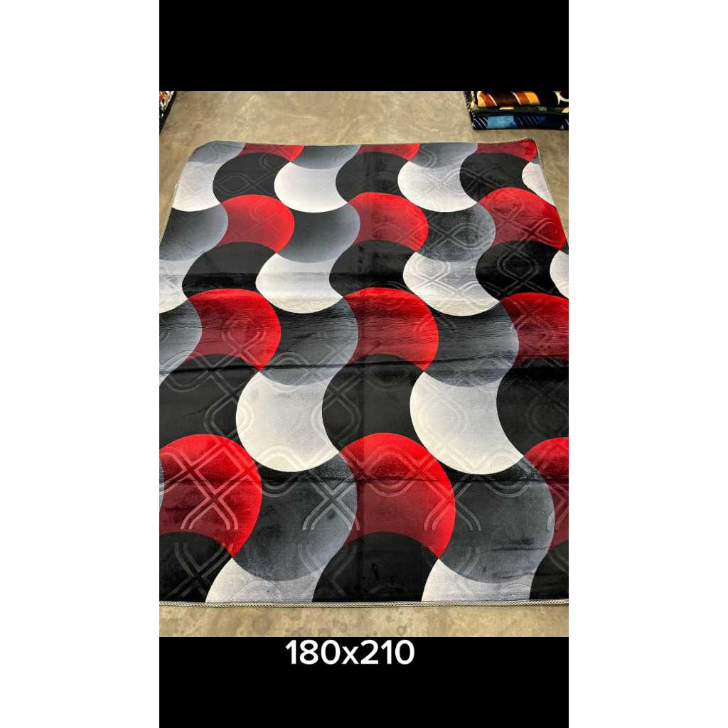 Karpet Malaysia empuk anti slip karpet busa impor malaysia 180x210cm