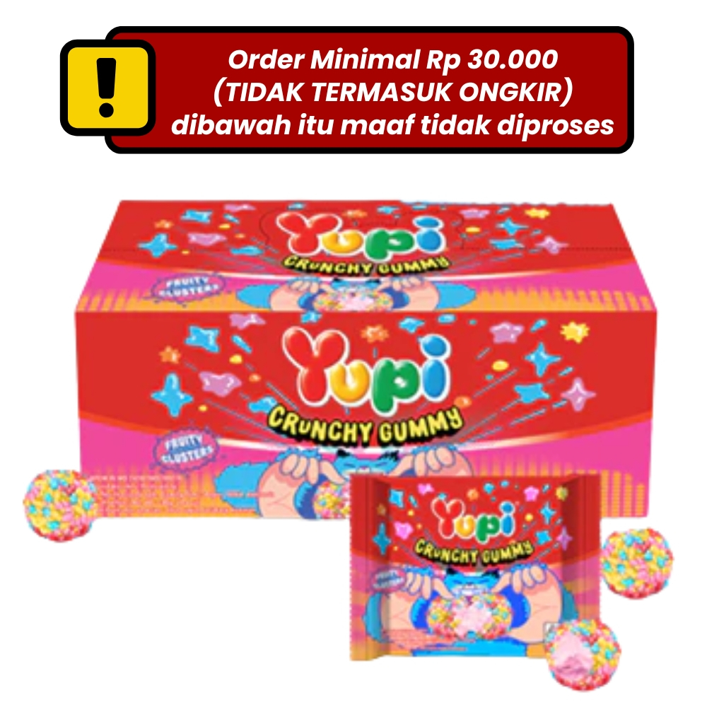 Yupi Crunchy Gummy Fruity