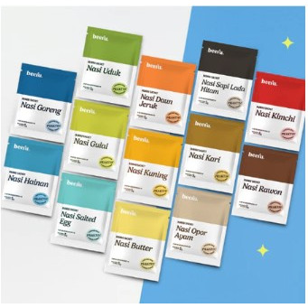 dvb-Beeru Bumbu Sachet Beras Porang Rasa Nasi Kimchi - Non MSG