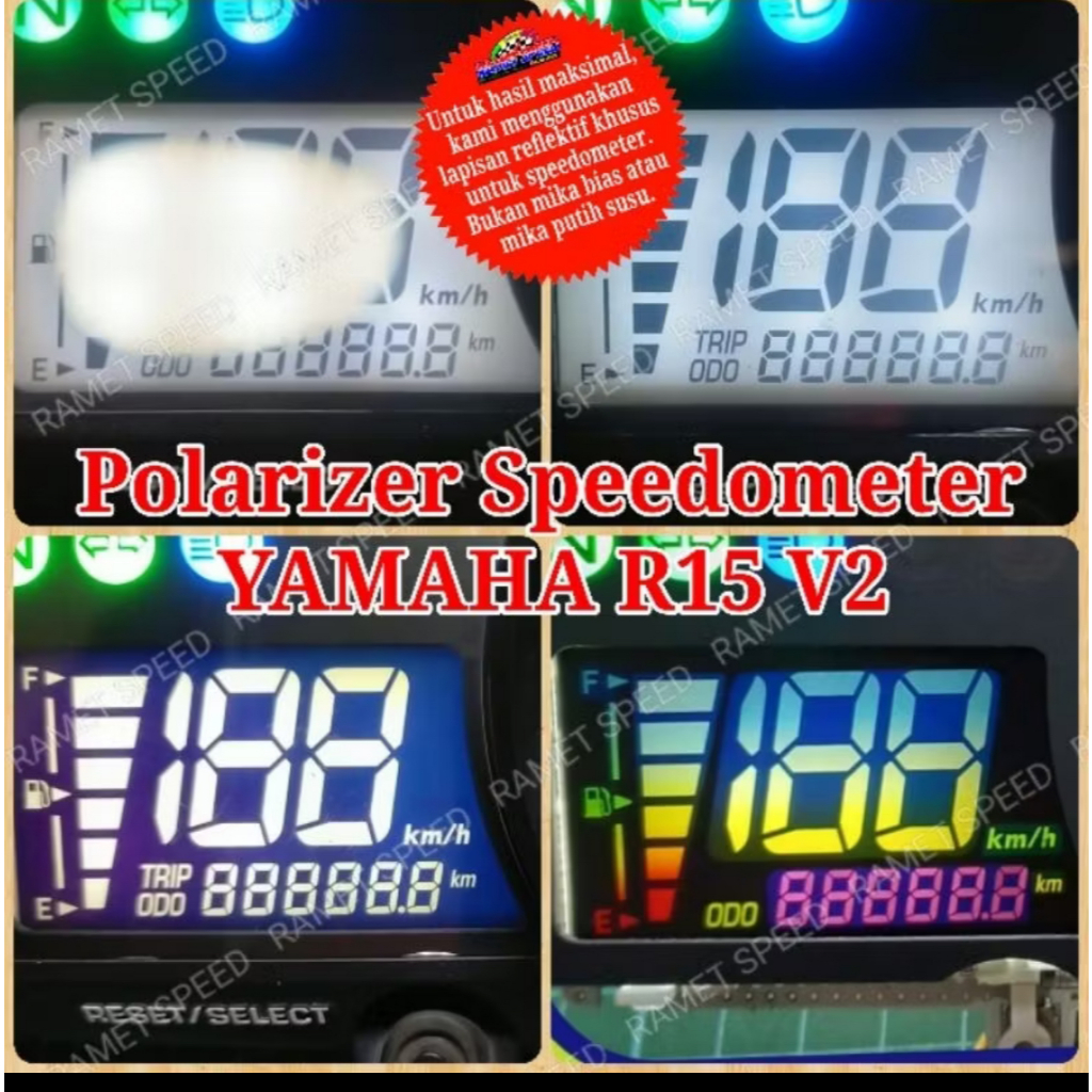 Polarizer Speedometer Yamaha R15 V2