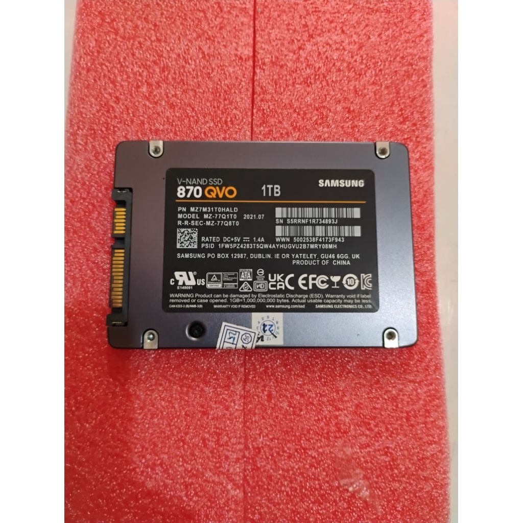 SSD Samsung 870 QVO 1Tb