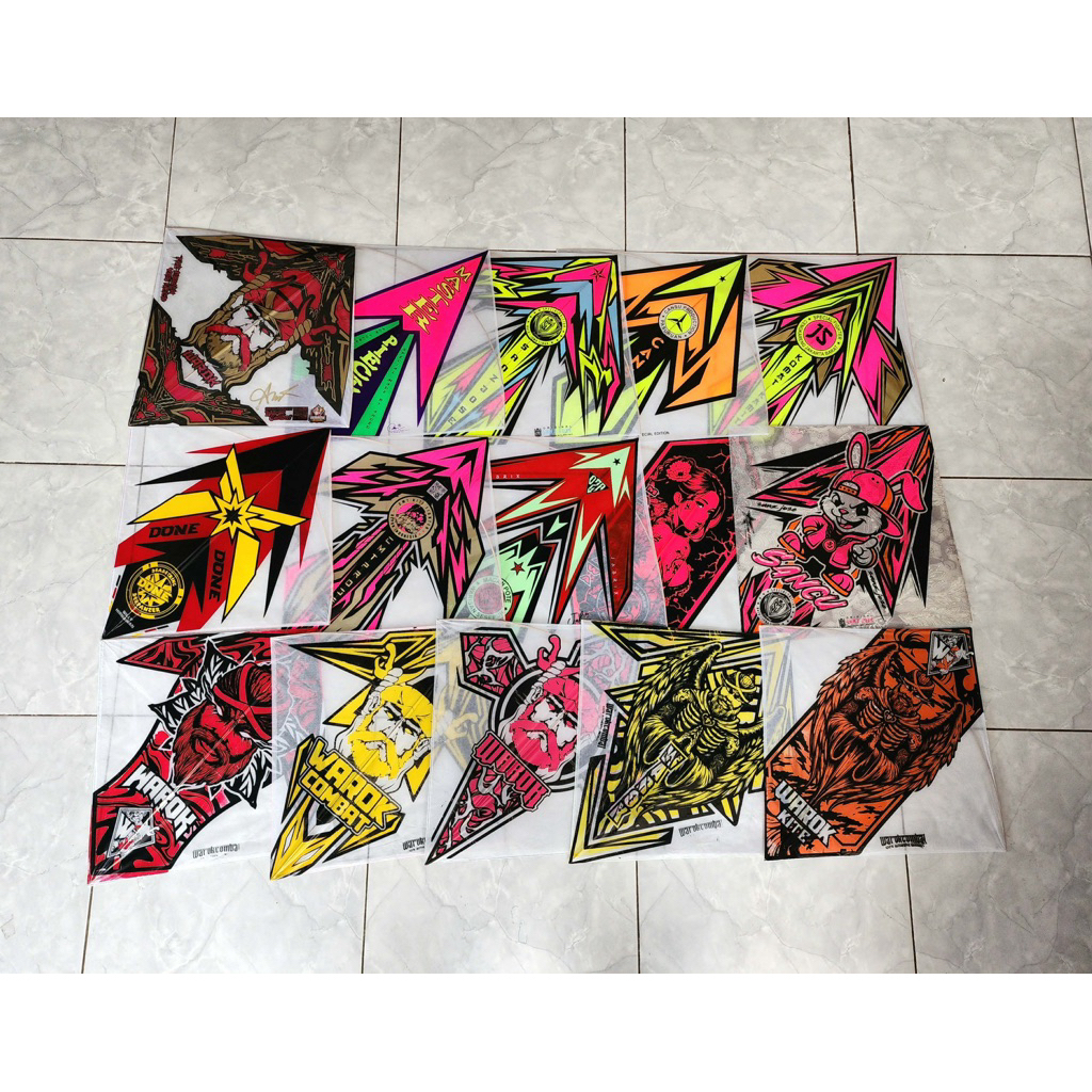 Paket Layangan Sukhoi Warok Techno Blade (15pcs)