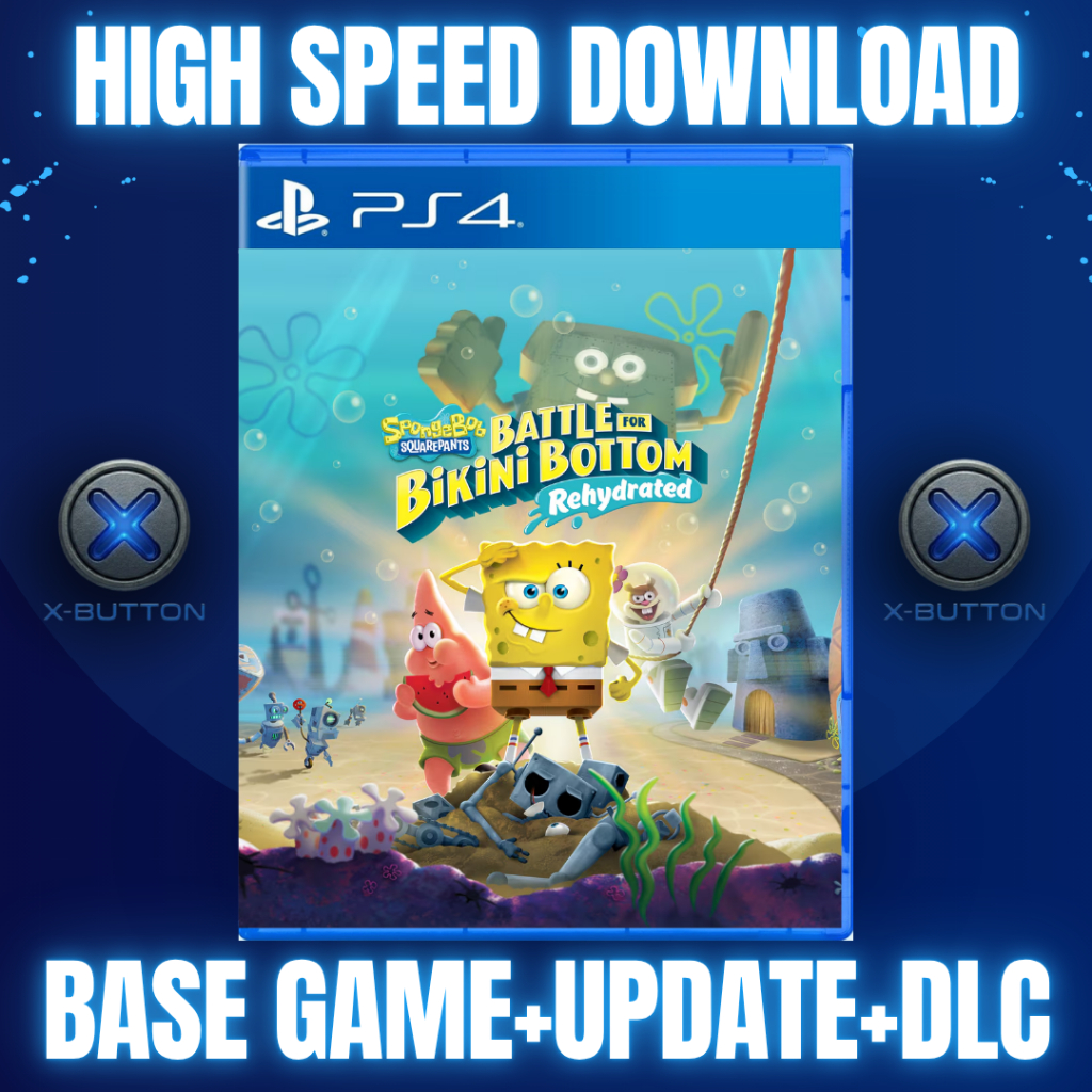 SpongeBob SquarePants: Battle for Bikini Bottom Game PS4 HEN Digital (Format PKG) | Full Version