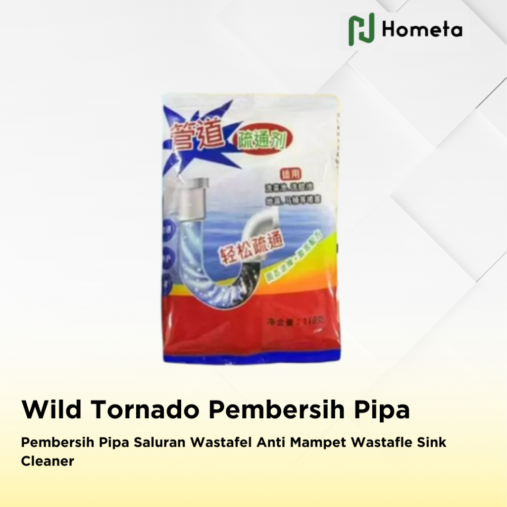 WILD TORNADO Serbuk Pembersih Saluran Air Anti Mampet Wild Tornado Toilet Sink Wastafel Cleaner