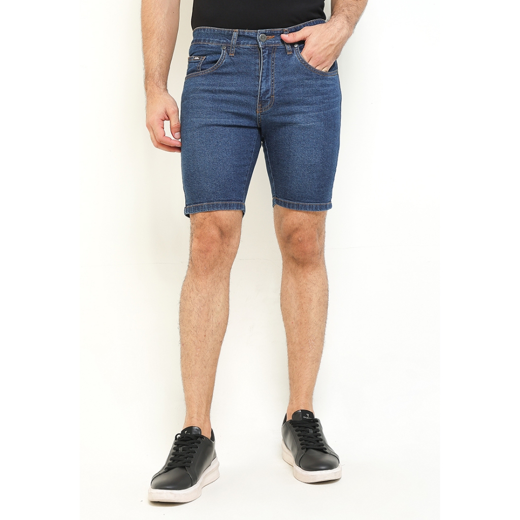 No Fear - Stronger Slim Fit Short Jeans - Blue