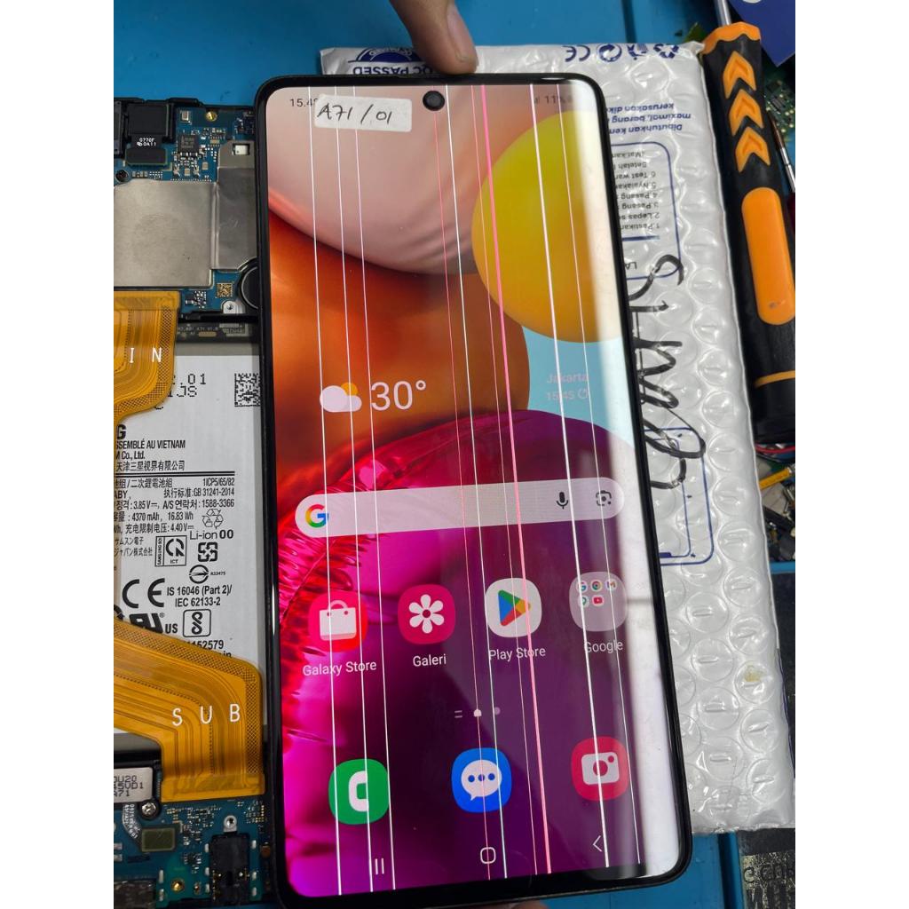 LCD SAMSUNG A71 ORIGINAL SECOND