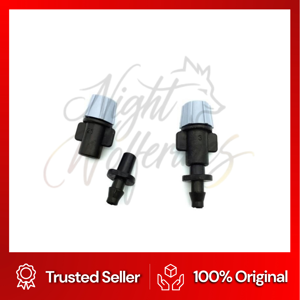 Sprayer Set Mist Nozzle Abu Abu Sprinkler + Nepel Selang Pe 7Mm