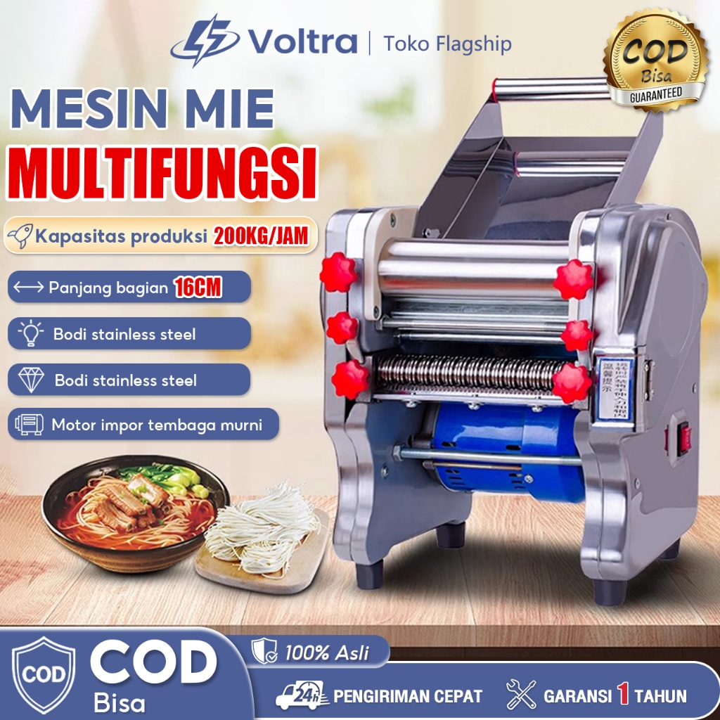 Mesin mie rumah/komersial multifungsi 550W Electric Noodle Cutter/Electric Noodle Machine Otomatis N