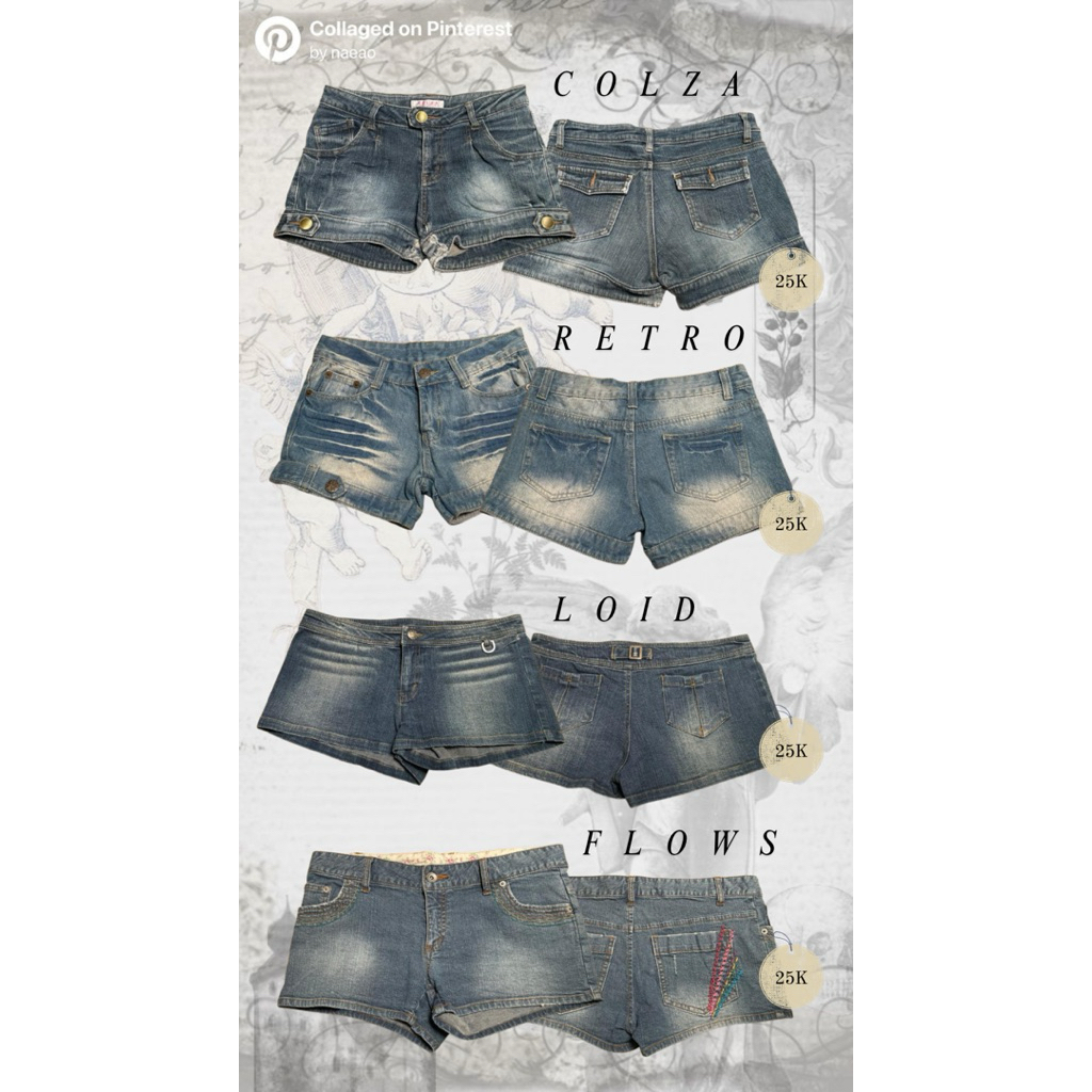 new batch jeans grunge y2k 2000s 90s flarejeans bootcut denim hotpants acubi