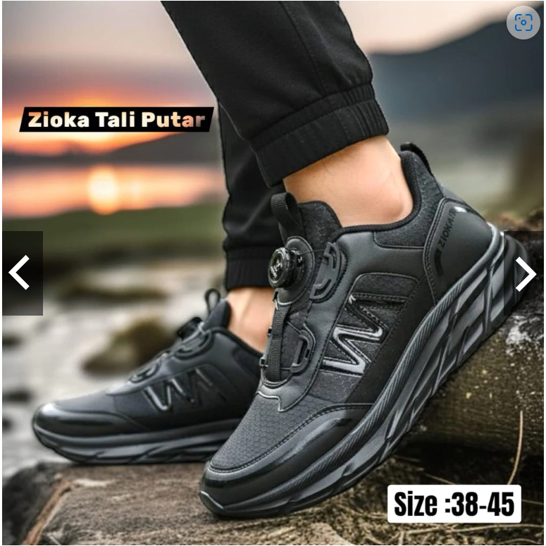 Sepatu ZIOKA Tali Putar Sepatu Running Tali Putar Sepatu Sport Tali Putar Tali Serut